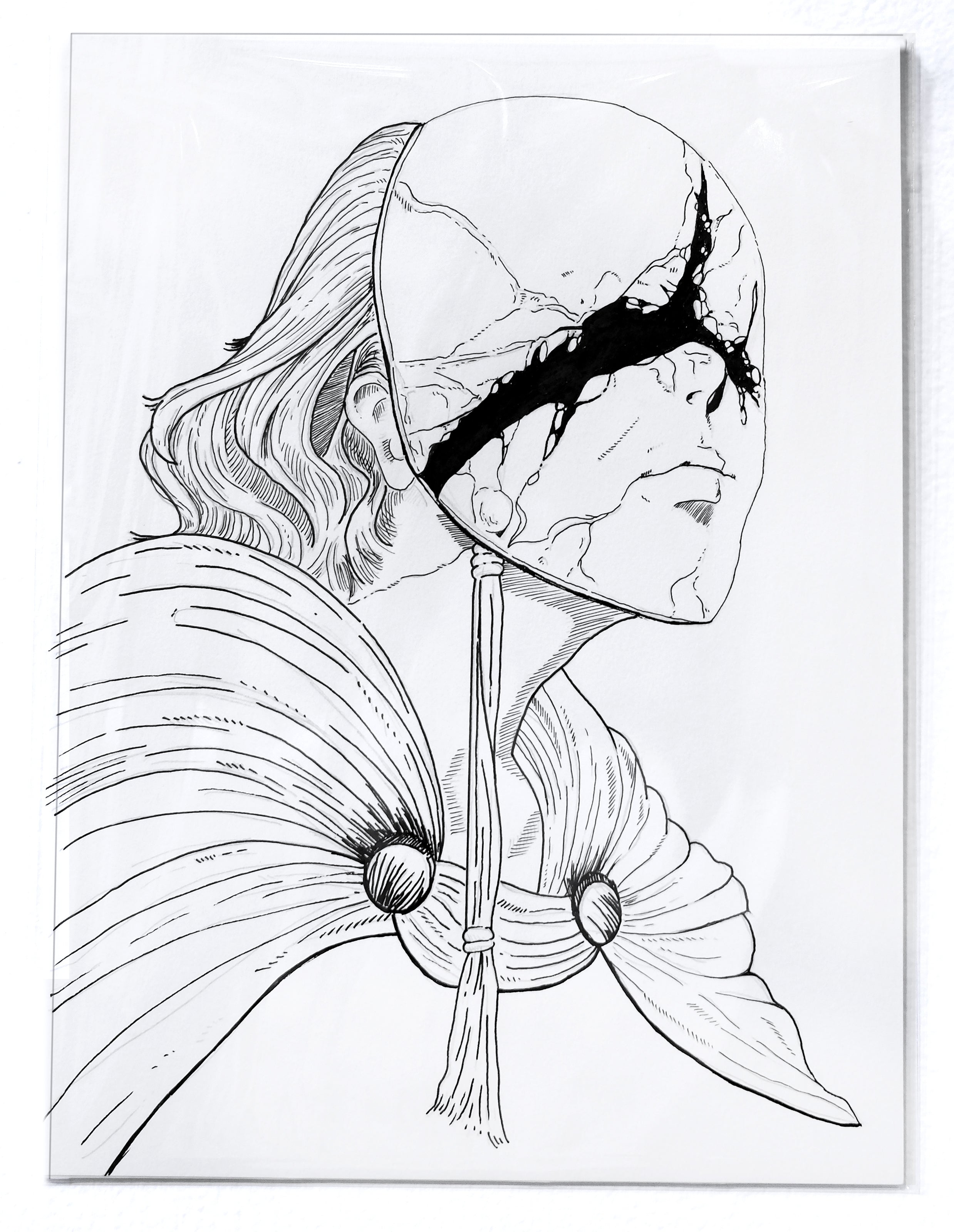 Broken Mask by John “Jangus” Cambra – KALEID Gallery