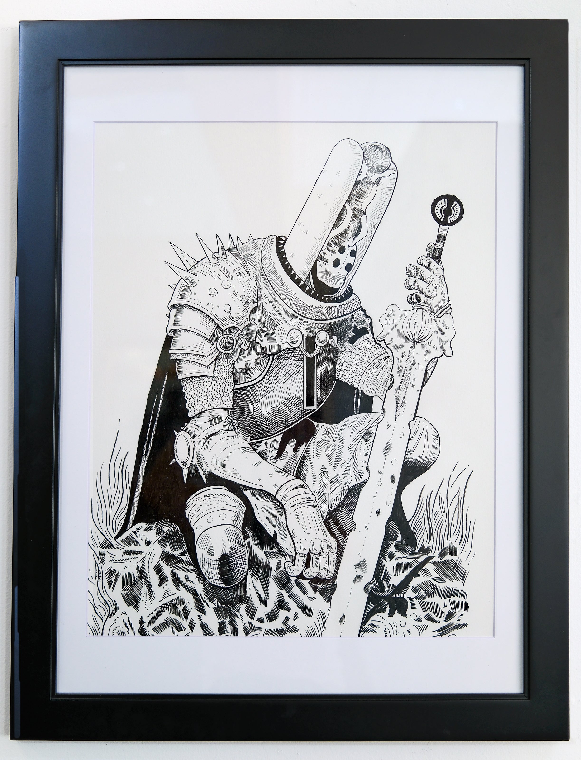 Sir Jason, Knight of Wurstlandia by John “Jangus” Cambra – KALEID Gallery
